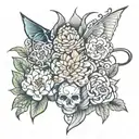 trio tattoo design idea