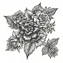 trio tattoo design idea