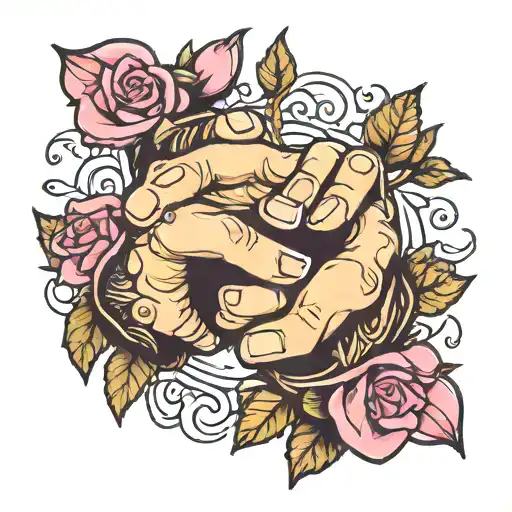 pinky promise tattoo design idea