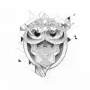 represent my 3 daughters tattoo design idea