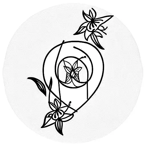 Primavera y amor tattoo design idea