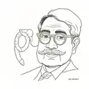 can you design a tattoo that combines resistance , spectacles of Dr. B R Ambedkar, Jai Bhim (quote) and resilience  tattoo design idea