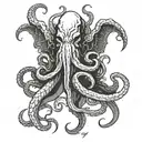 Cthulhu tattoo design idea