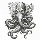 Cthulhu tattoo design idea