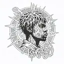 Frank ocean death note tattoo design idea