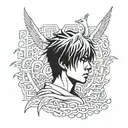 Frank ocean death note tattoo design idea