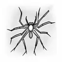 Spider tattoo design idea
