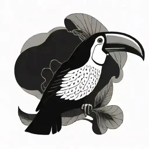 toucan tattoo design idea