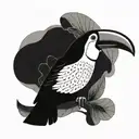 toucan tattoo design idea