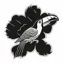 toucan tattoo design idea