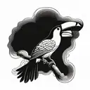 toucan tattoo design idea