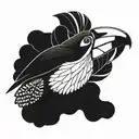 toucan tattoo design idea