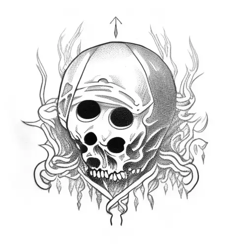 lich from adventure time tattoo design idea