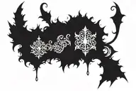 Blackout tattoo tattoo design idea