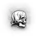 lisa simpsons skull tattoo design idea