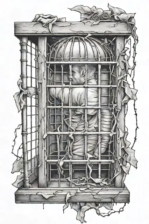 prison, phoniex rising, ready for everthing, hope   tattoo design idea