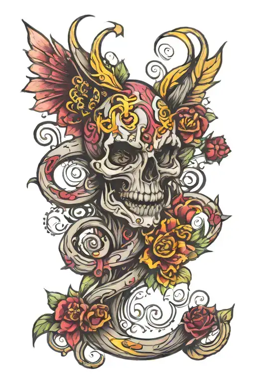 endometriosis and crohns disease tattoo design idea