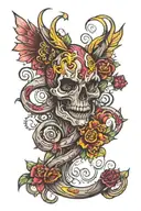 endometriosis and crohns disease tattoo design idea