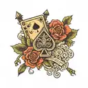 cuckold spades bbc tattoo design idea