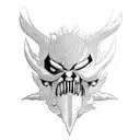 Berserk Guts and Marvel Venom tattoo design idea