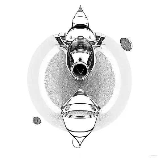A sleek and futuristic formula 1 car racing through a coffee cup filled with swirling steam tattoo design idea