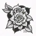 in memory of my dad tattoo design idea