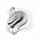 goanna tattoo design idea