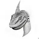 goanna tattoo design idea