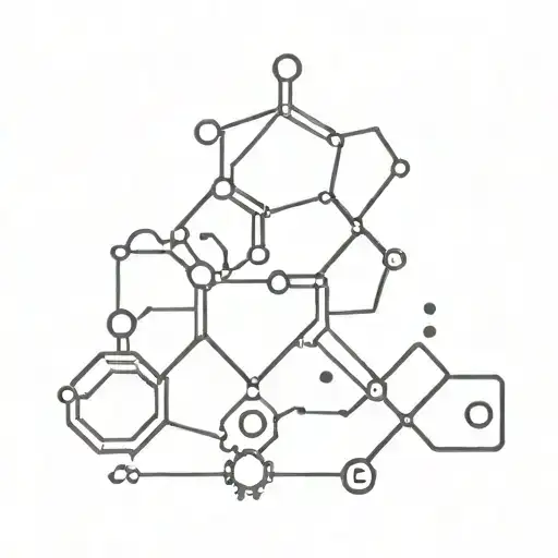dopamine chemical structure tattoo design idea