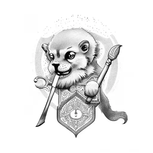 st christopher tattoo design idea