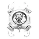 st christopher tattoo design idea