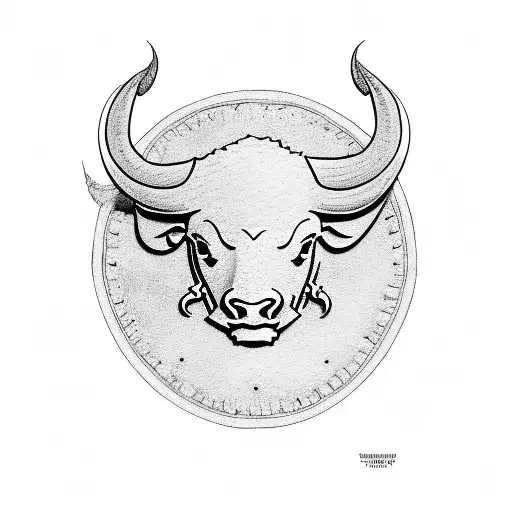 thumbs up and buffalo bills tattoo design idea