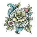 curacao tattoo design idea