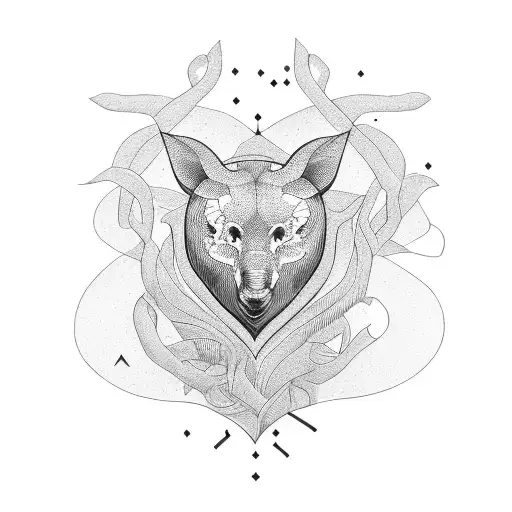 realist heart tattoo design idea