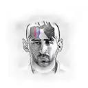 Messi, Xavi e Iniesta  tattoo design idea