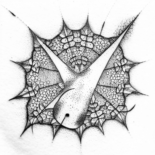 Ash tree tattoo design idea