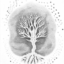 Ash tree tattoo design idea