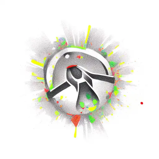 grenade scoop tattoo design idea