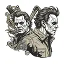 michael myers  tattoo design idea