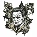 michael myers  tattoo design idea
