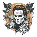 michael myers  tattoo design idea