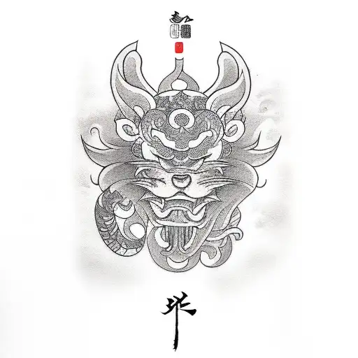 Luck tattoo design idea