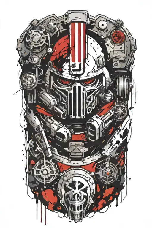 warhammer 40k space marine tattoo design idea