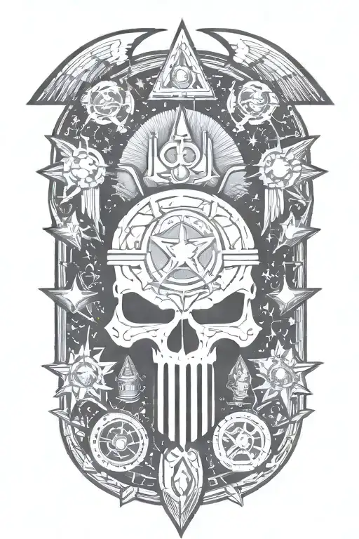 warhammer 40k space marine tattoo design idea