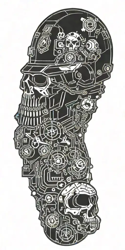 space marine warhammer 40k space marine doom slayer rosen schriftzug tattoo design idea