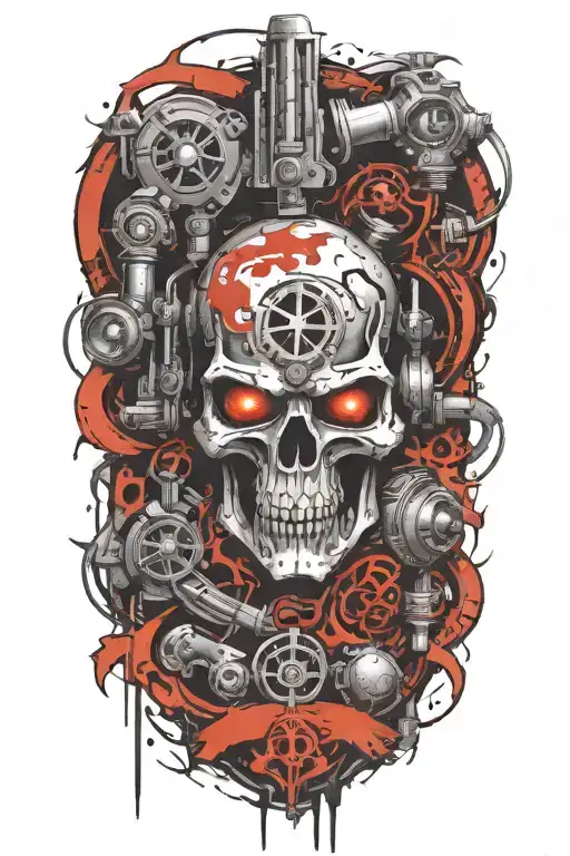 warhammer 40k tattoo design idea