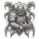 doom slayer tattoo design idea