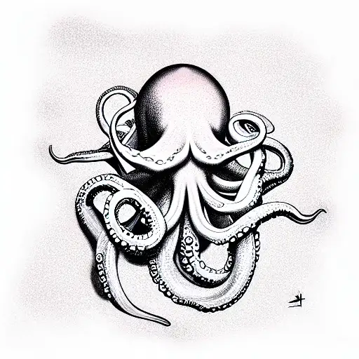 290 Cartoon Of Black Octopus Tattoo Illustrations RoyaltyFree Vector  Graphics  Clip Art  iStock