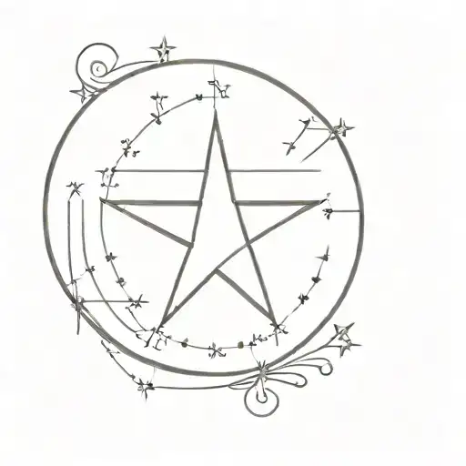 4.15.98 in roman numerals, under that is aries star constellation tattoo design idea