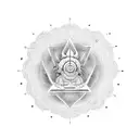 vishnu chakra tattoo design idea